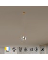 ANDRÓMEDA * COLGANTE 1L - BASE ORO - CRISTAL CROME 8939